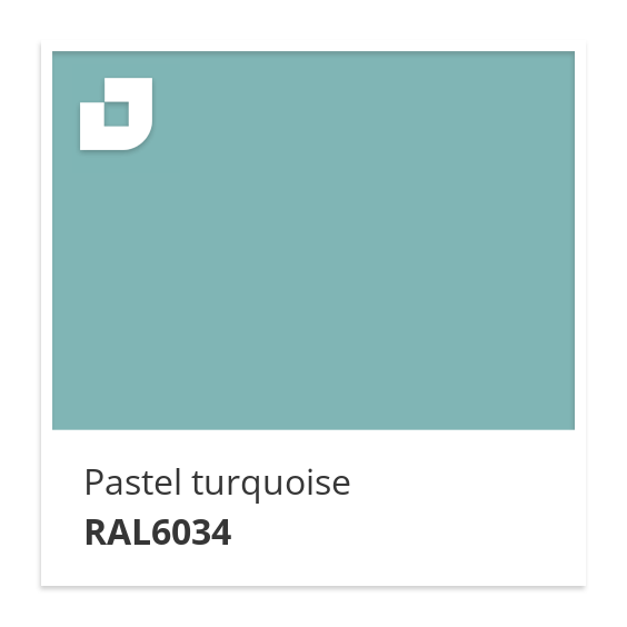 Pastel turquoise