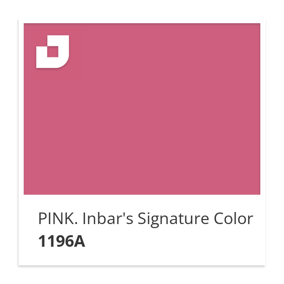 PINK. Inbar's Signature Color