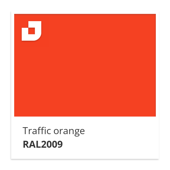 Traffic orange