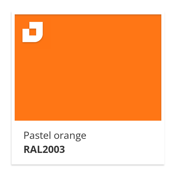 Pastel orange